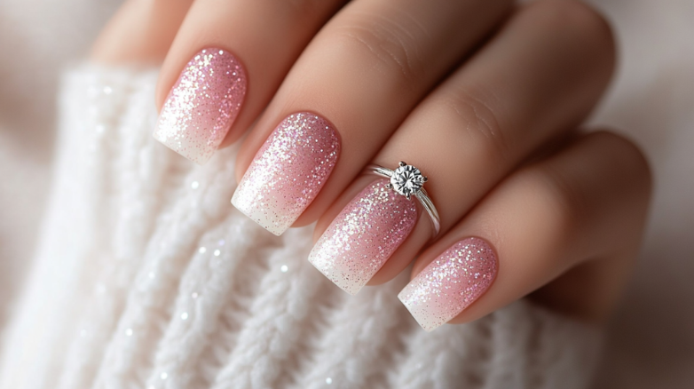 Como Fazer Unhas Francesinhas Modernas com Rosa e Glitter: Passo a Passo Completo